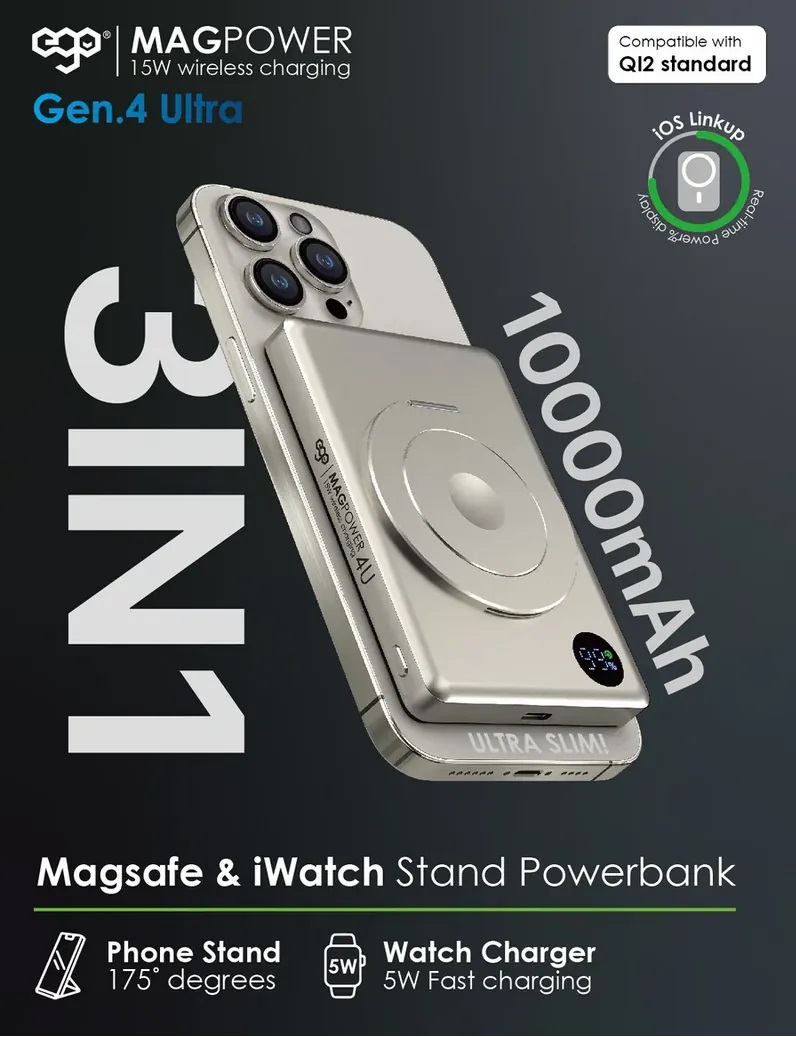 GO MAGPOWER Gen.4U 10000mAh magsafe Powerbank